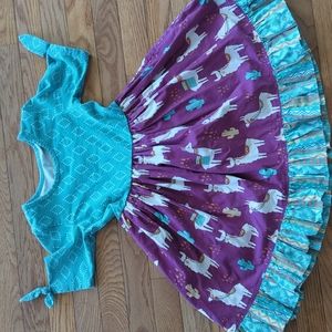 Eleanor Rose Llama dress 6/7